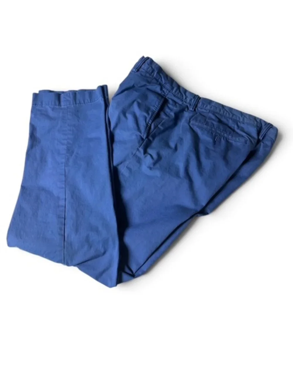 Polo Ralph Lauren Blue Stretch Straight Fit Chino Pants Men's 34x30 Cotton Twill